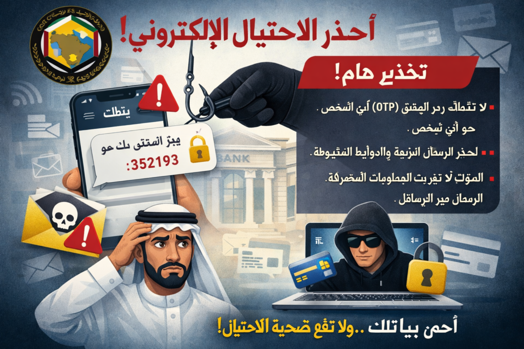 “Arabic phishing attacks in GCC banking and fintech targeting OTPs and online accounts”