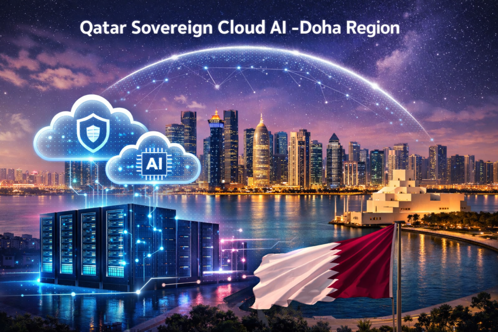 Qatar sovereign cloud and AI infrastructure around Doha for government and banking