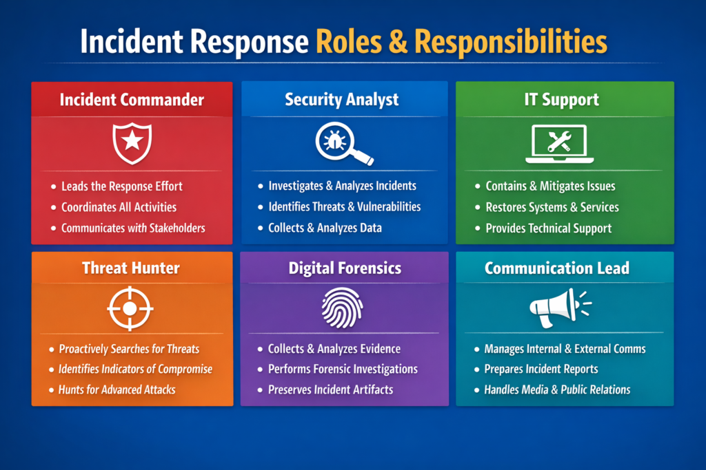 Incident response team roles and responsibilities for small businesses