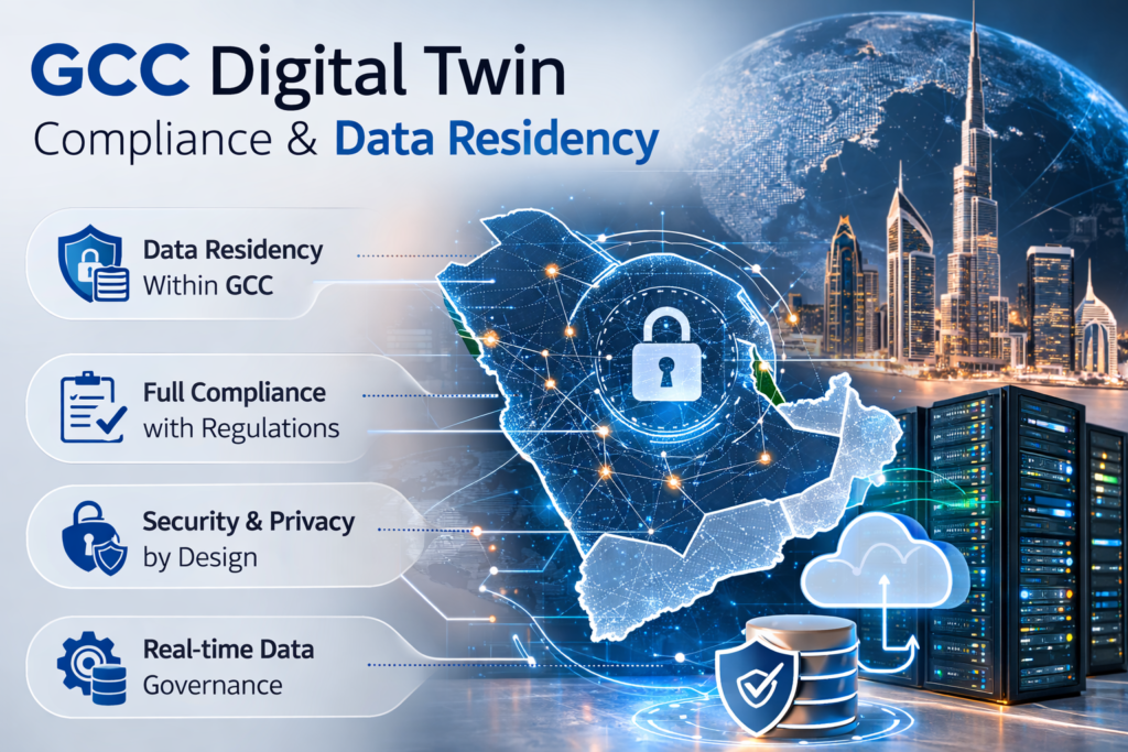 Data residency and compliance for digital twins in Saudi UAE and Qatar