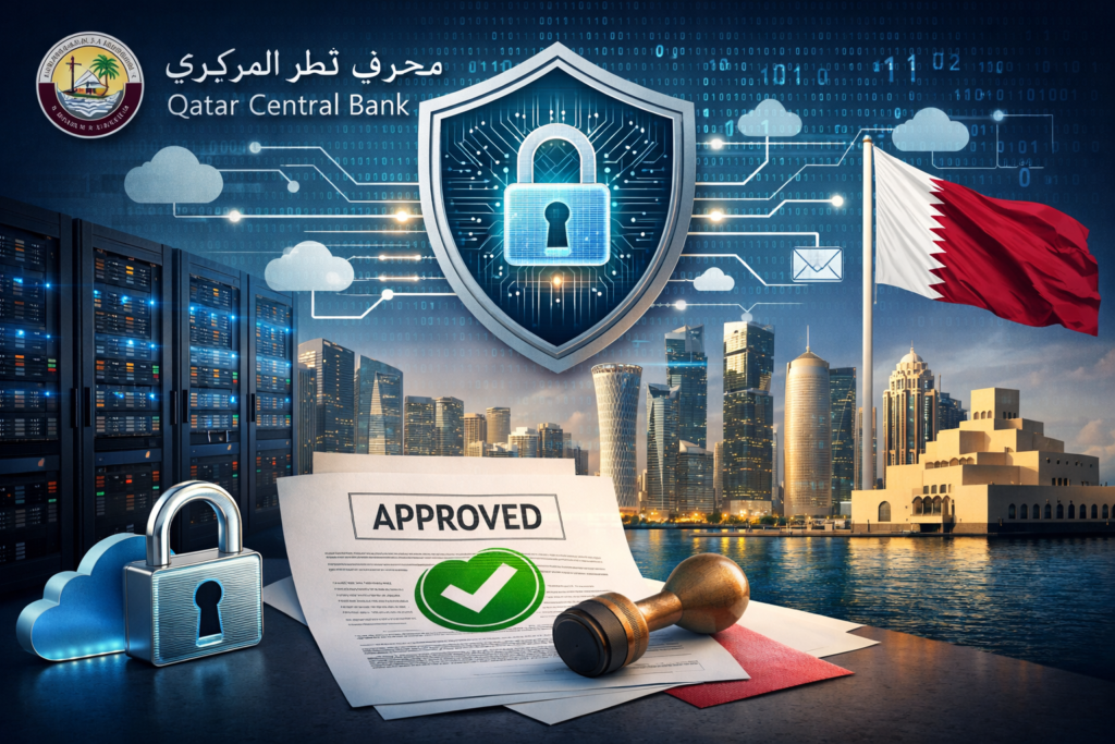 Qatar central bank approved confidential computing design using Doha cloud region