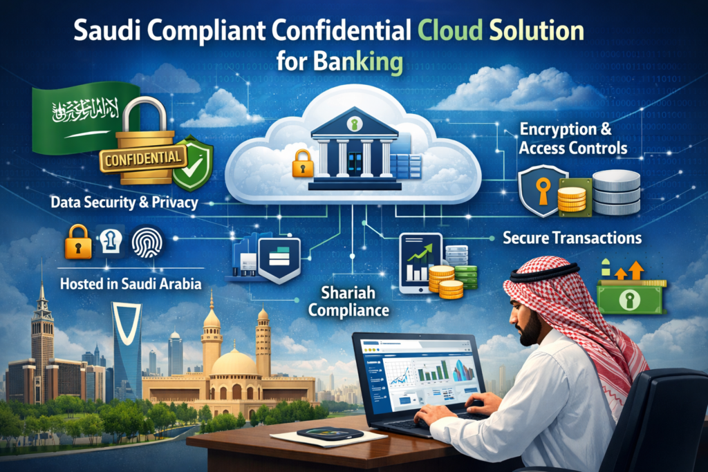 Saudi compliant confidential cloud solution for digital banking workloads