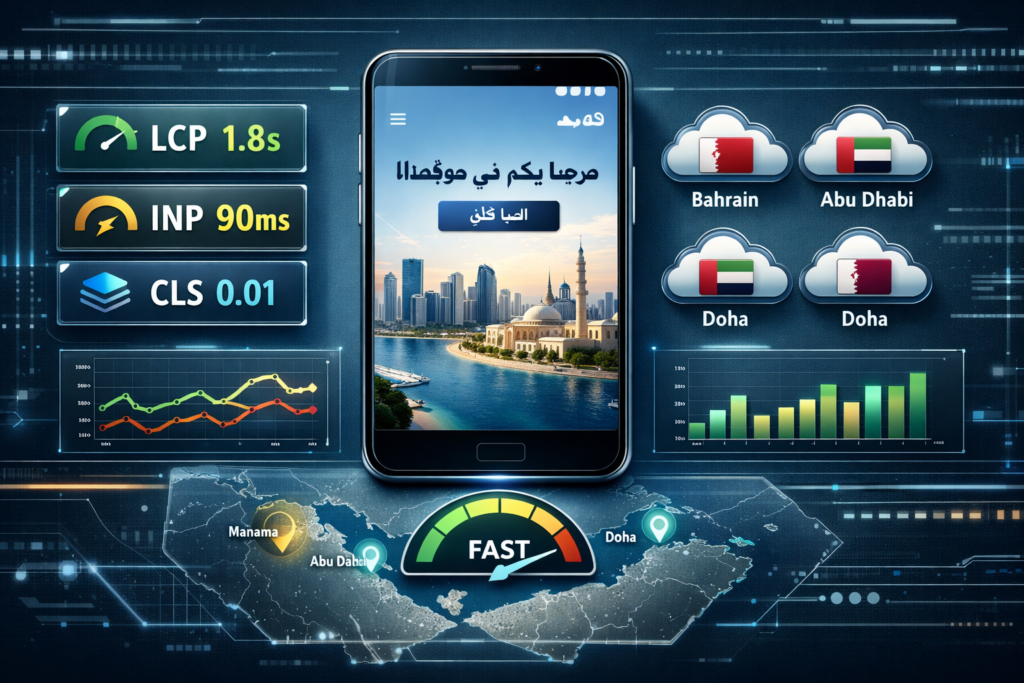 : Arabic web design performance and mobile speed for GCC users