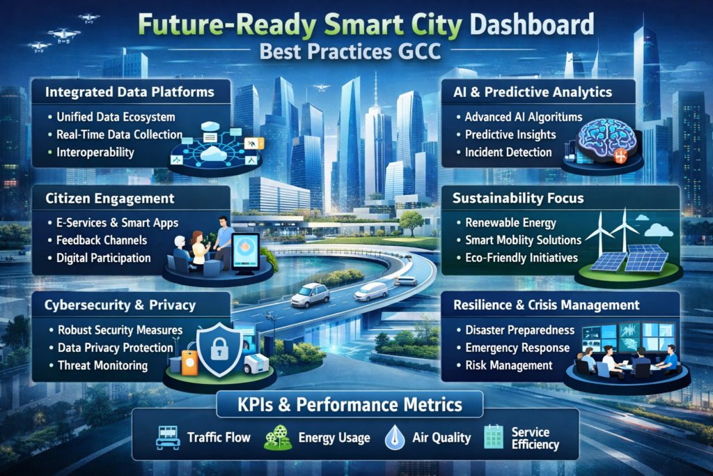Future-ready smart city dashboard best practices for GCC operators