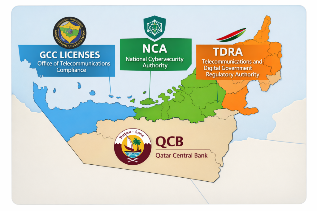 OT cybersecurity compliance map for Saudi Arabia, UAE, and Qatar