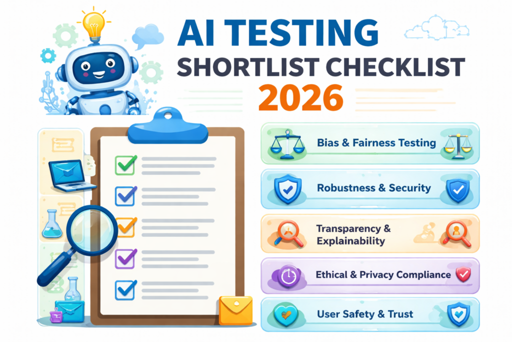 shortlist checklist for AI testing tools vs traditional QA stacks in 2026