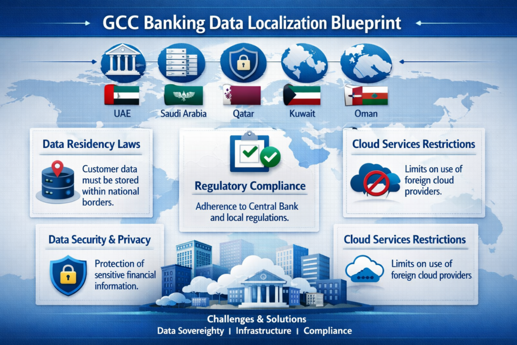 Banking data localization blueprint for SAMA, UAE Central Bank and QCB requirements