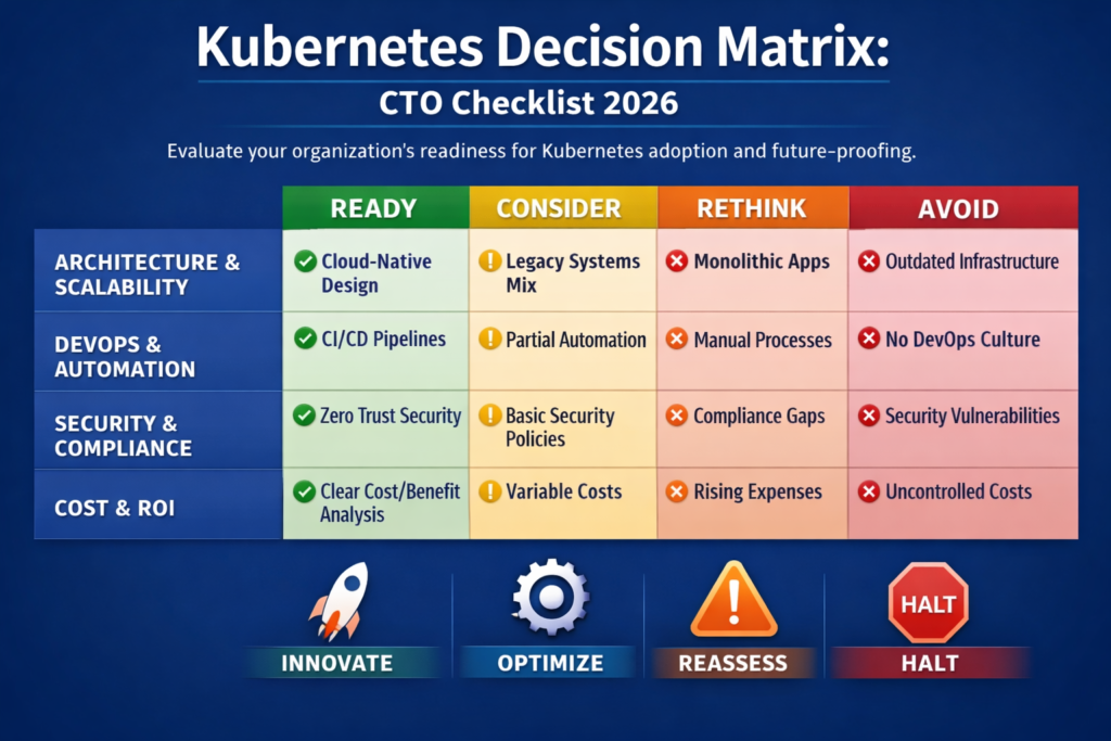 Kubernetes Decision Matrix for CTOs