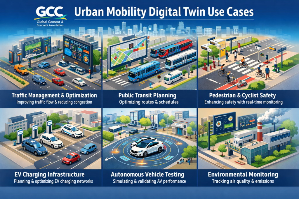Smart city digital twin use cases for traffic utilities and public safety in GCC cities