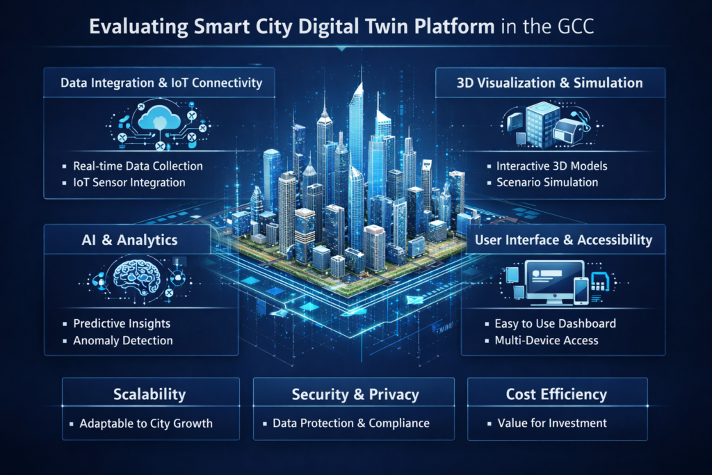 How to evaluate a smart city digital twin platform for GCC deployment