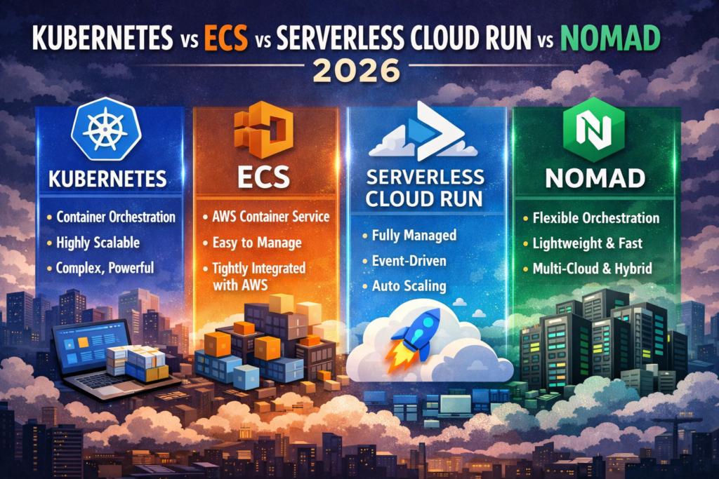Kubernetes vs ECS, Serverless, Cloud Run, and Nomad