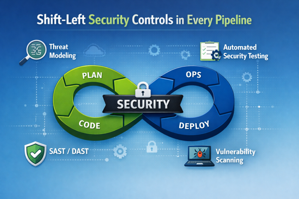 shift-left security controls in a CI/CD pipeline security workflow