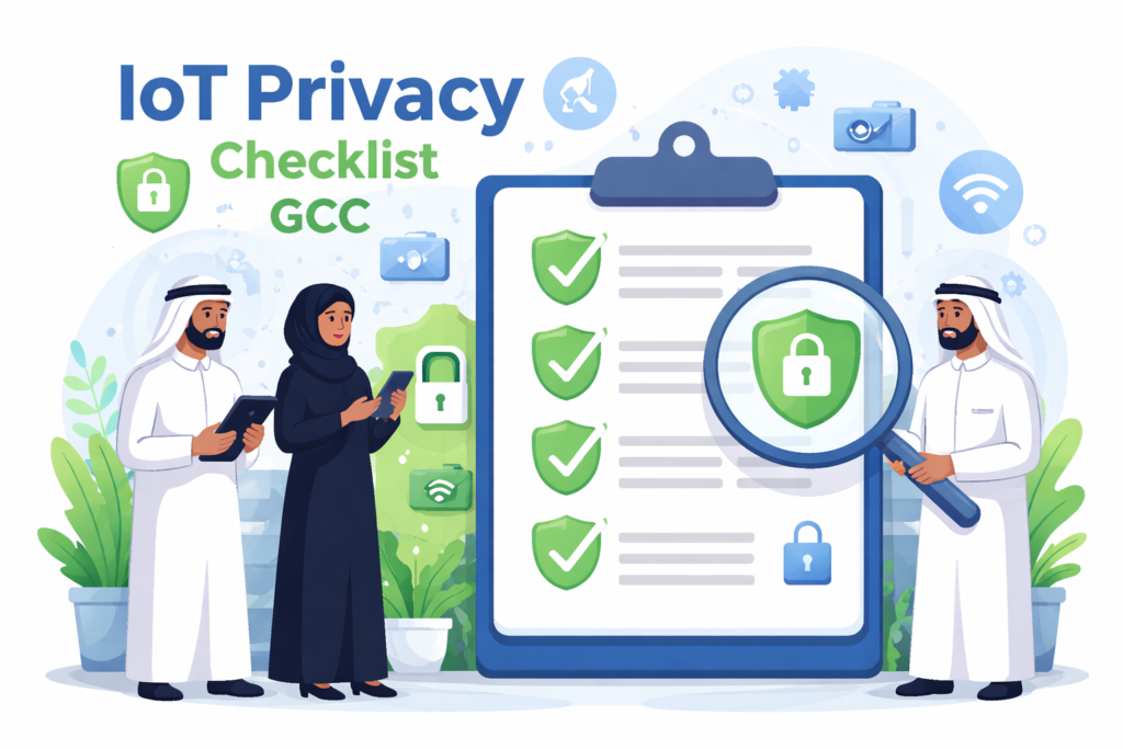 Privacy by design for IoT launch checklist in Saudi UAE Qatar