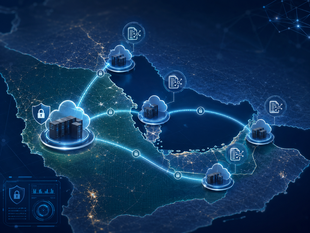 Arabic RAG for company documents and GCC cloud data residency