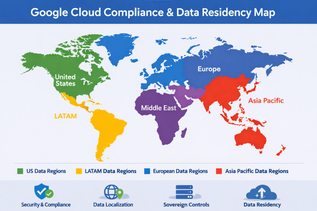 GCC CMS compliance and data residency map for Saudi UAE and Qatar