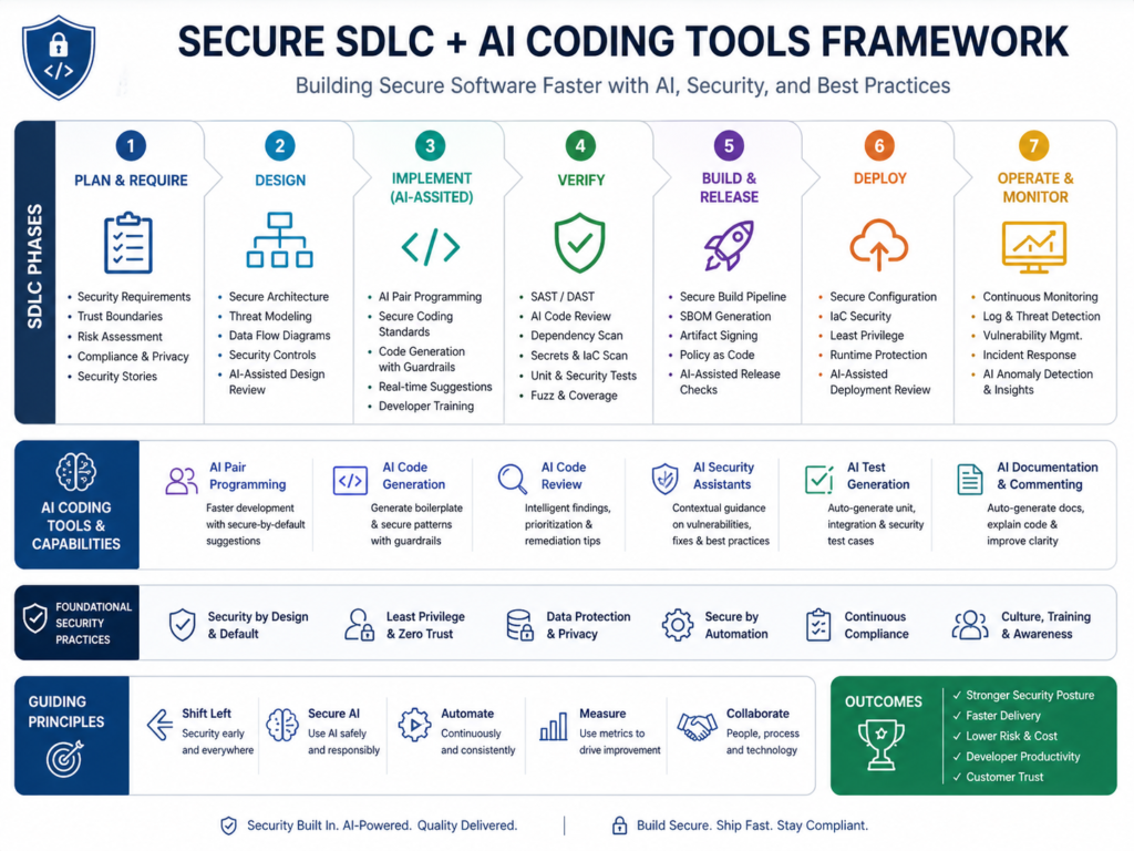 Secure SDLC framework for reducing AI coding assistant risks