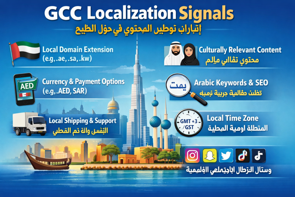 GCC localization signals improving multilingual SEO for Arabic English pages