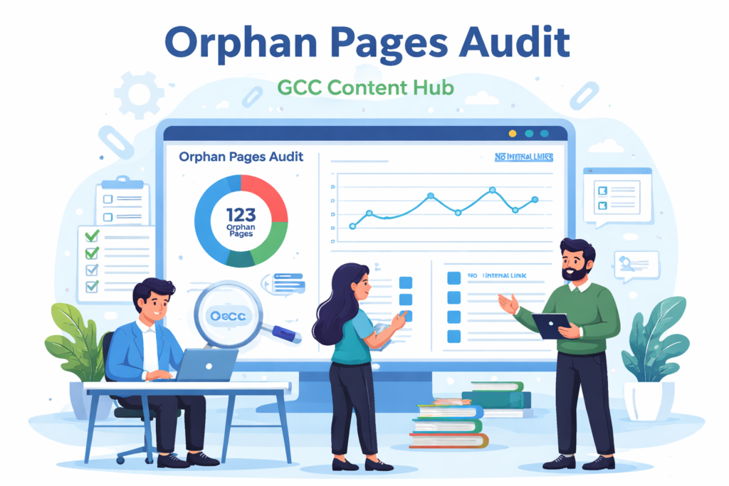 internal linking strategy for MENA blogs to fix orphan pages
