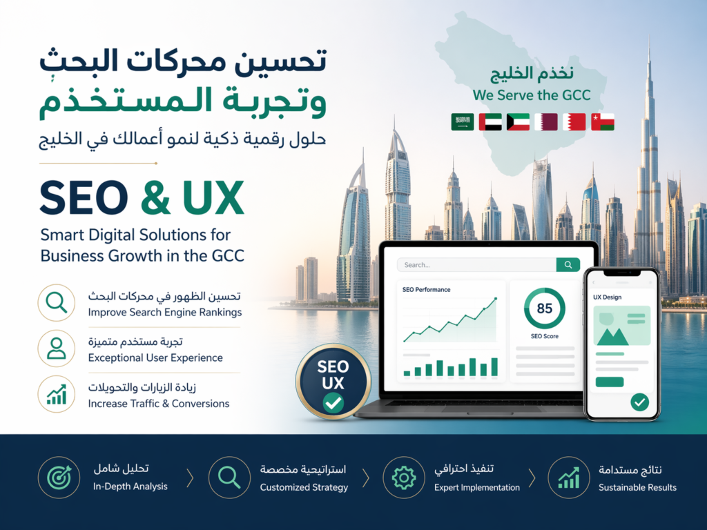 Arabic and English UX for zero-click search lead generation