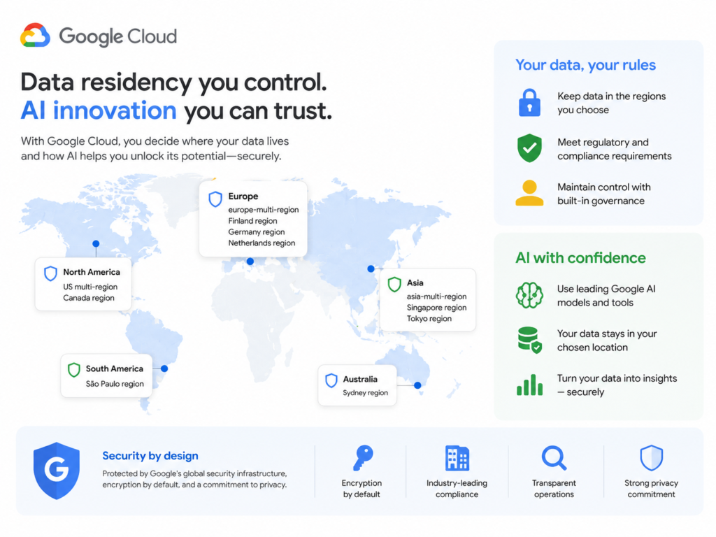 AI adoption roadmap GCC cloud and data residency planning
