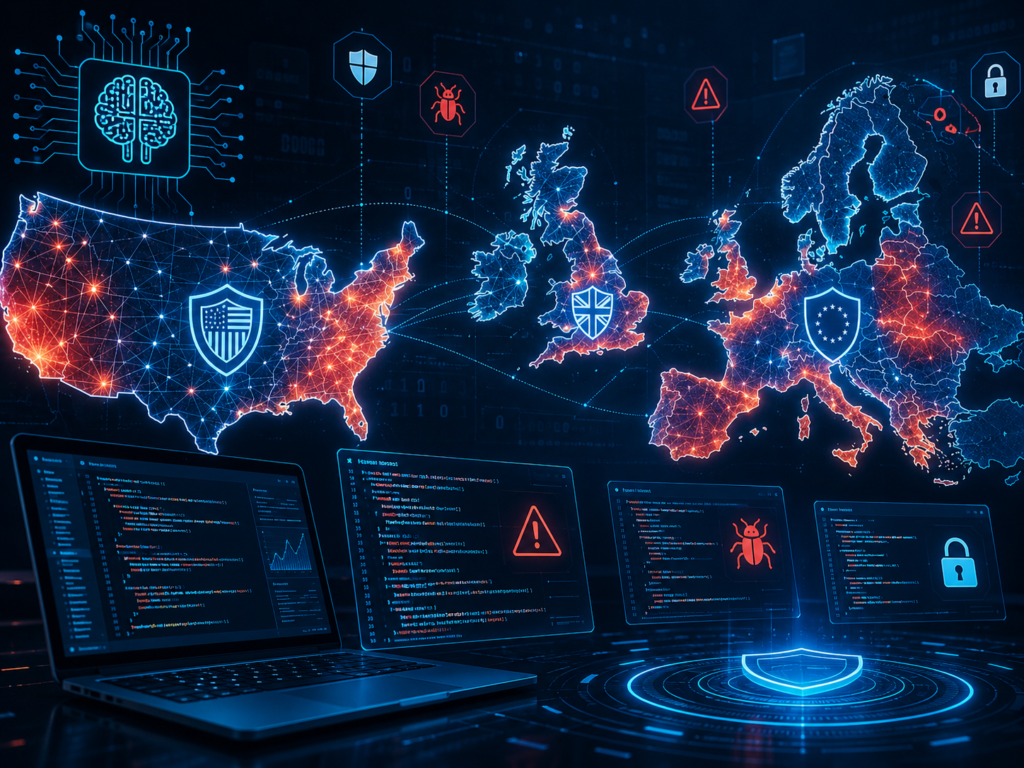 AI-generated code security risks across US UK Germany and EU compliance environments