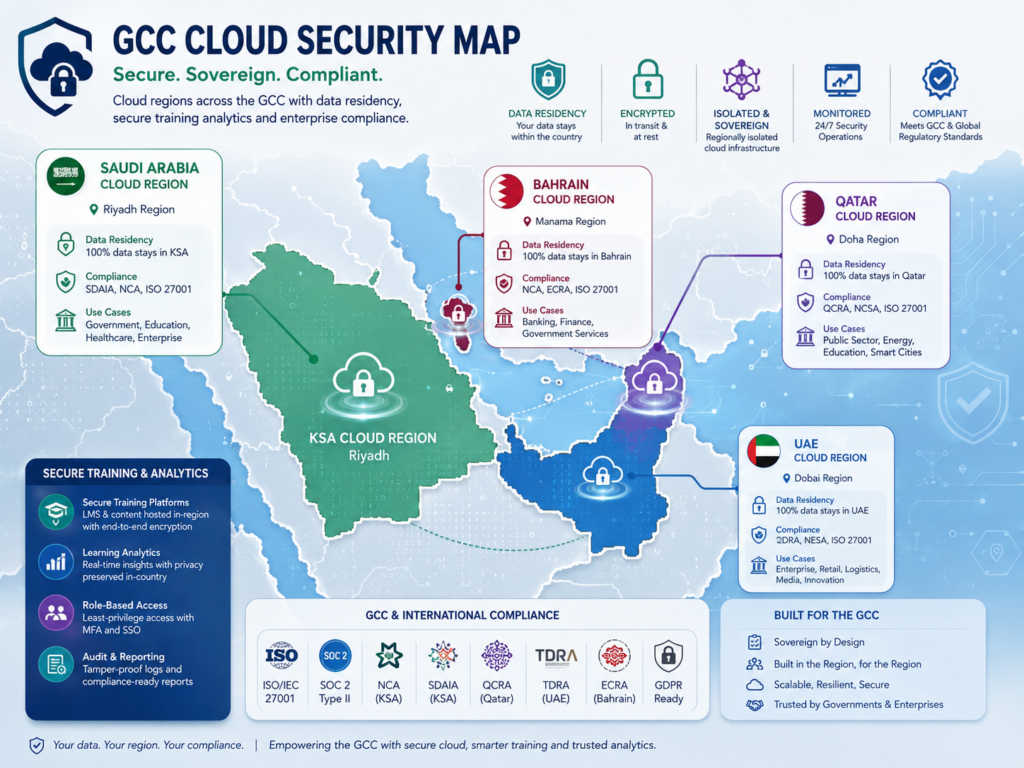 Arabic phishing awareness training with GCC cloud data residency considerations