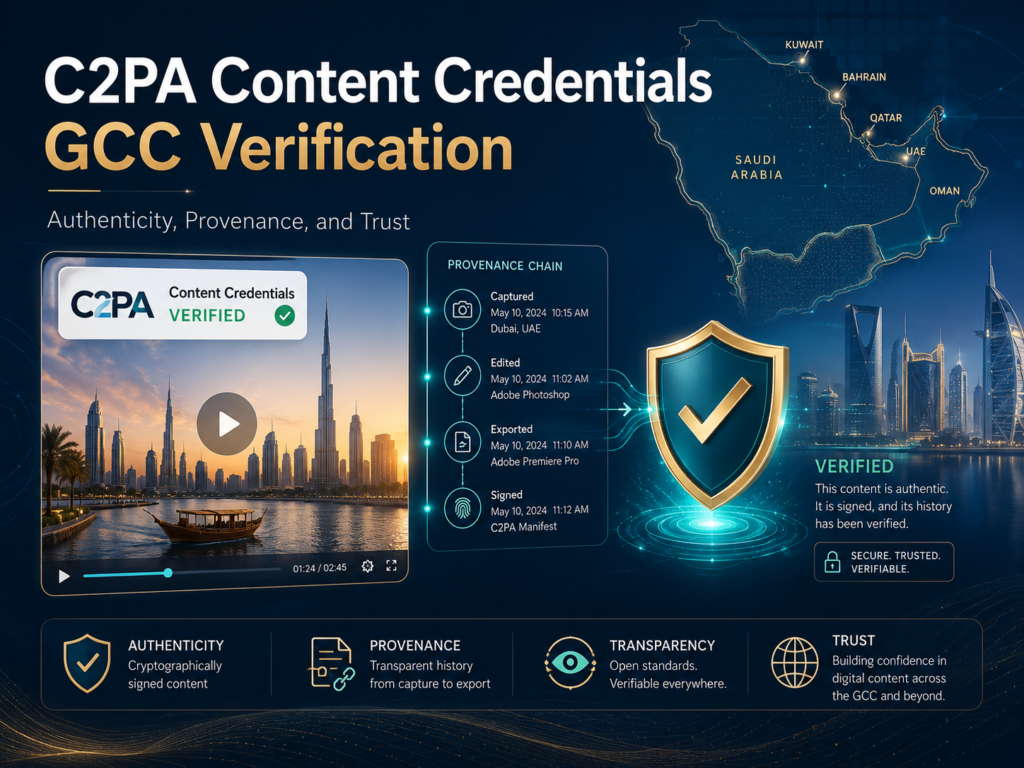 AI content authenticity with C2PA Content Credentials for GCC verification