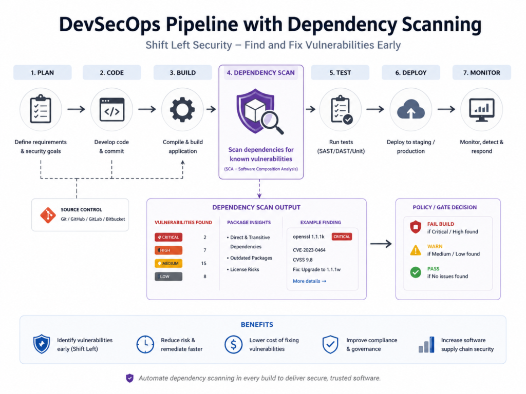 Dependency scanning in DevSecOps pipeline for GCC teams