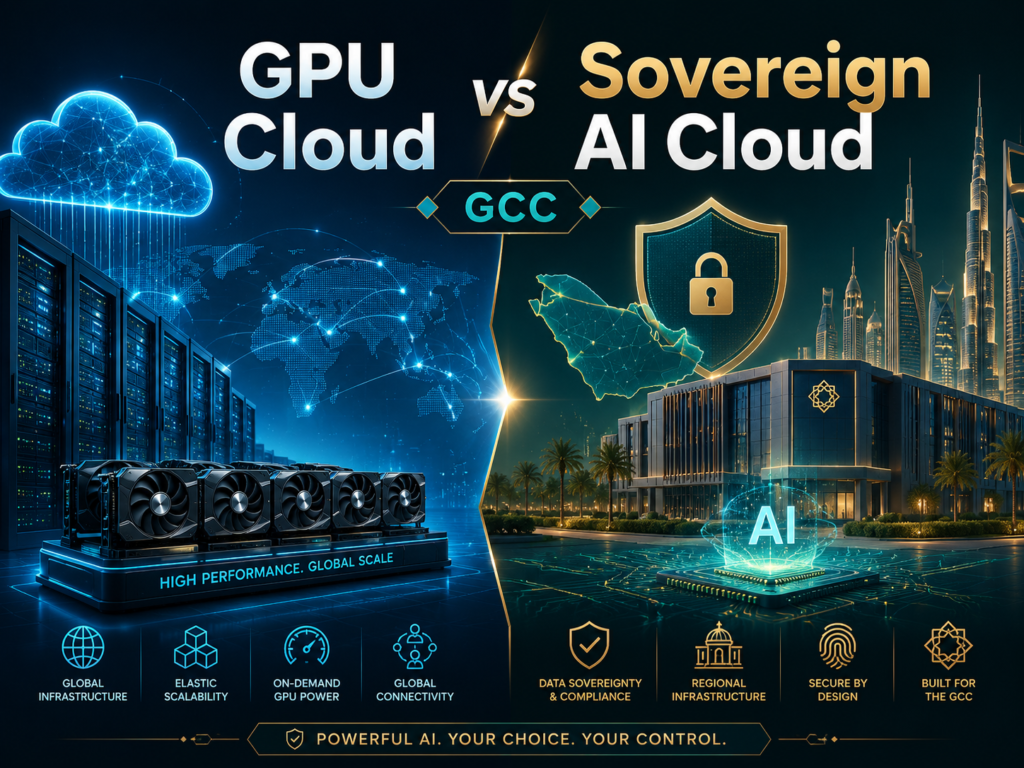 AI supercomputing platforms GCC comparison of GPU cloud and sovereign AI cloud