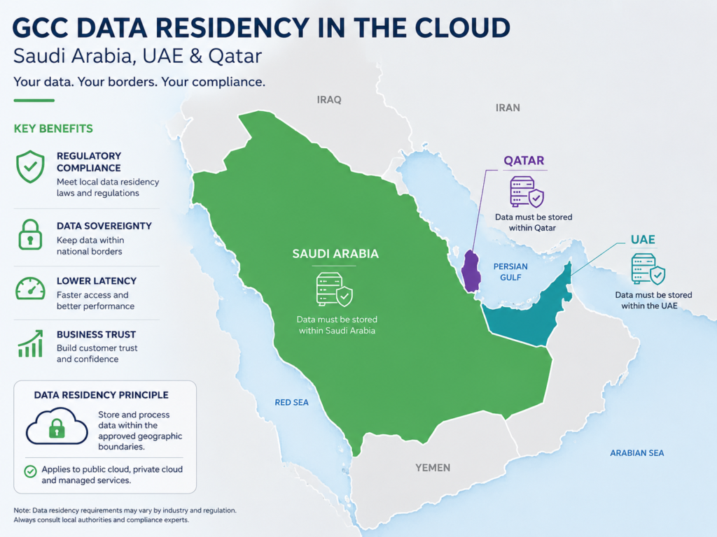GCC data residency cloud map for sovereign cloud vs hyperscalers GCC