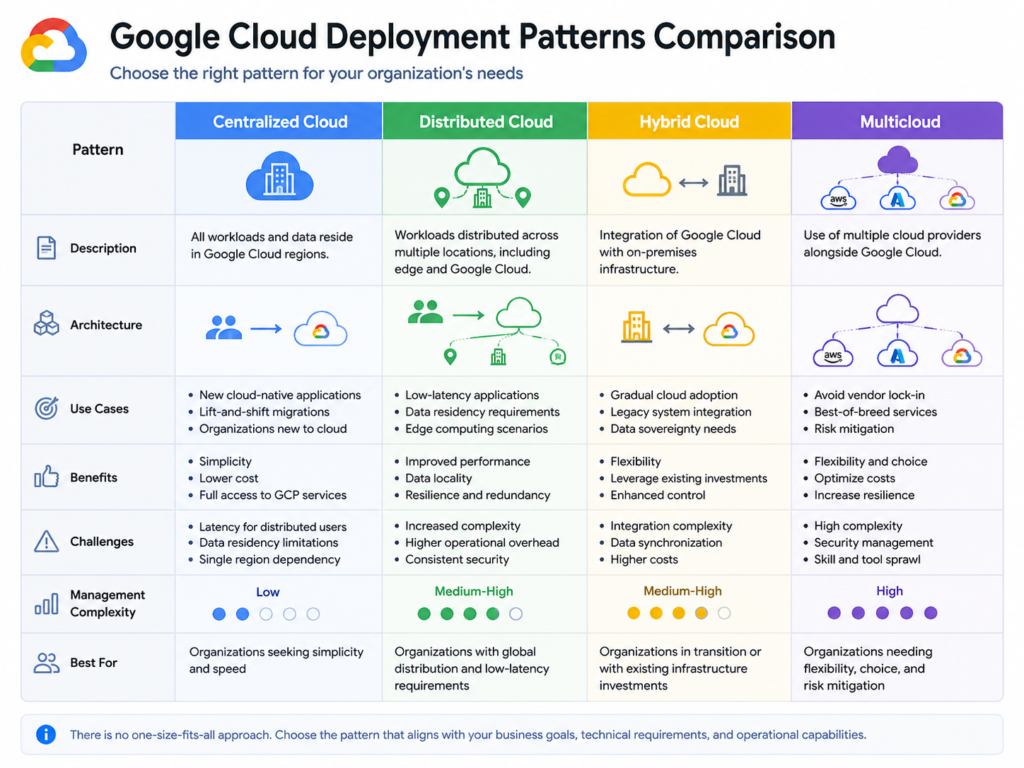 Cloud disaster recovery GCC patterns comparing backup restore, pilot light, warm standby, and active-active