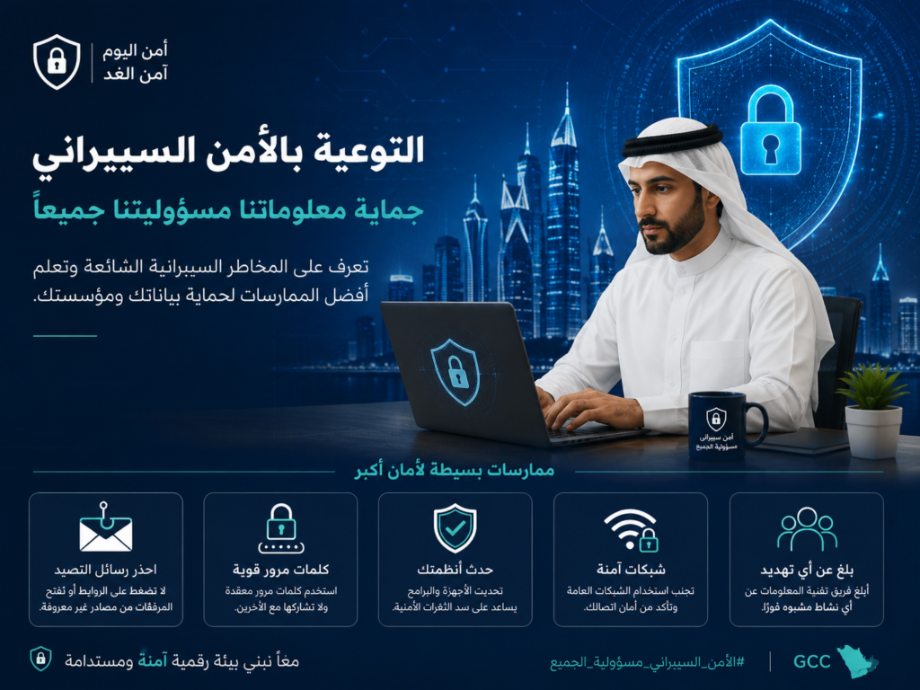Arabic cybersecurity awareness metrics for CEOs in GCC companies