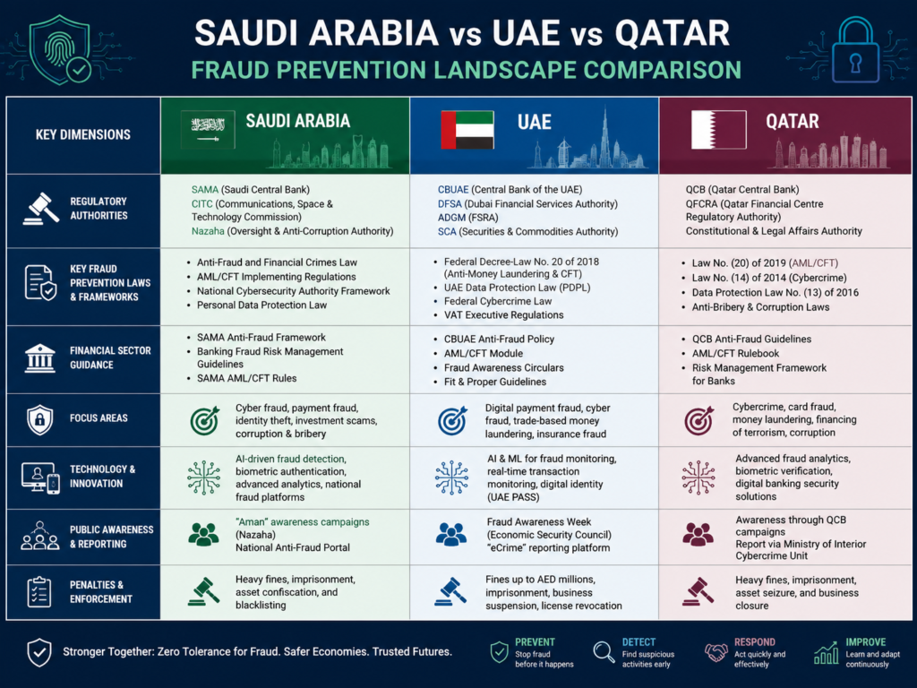 E-commerce fraud prevention GCC comparison for Saudi Arabia, UAE and Qatar
