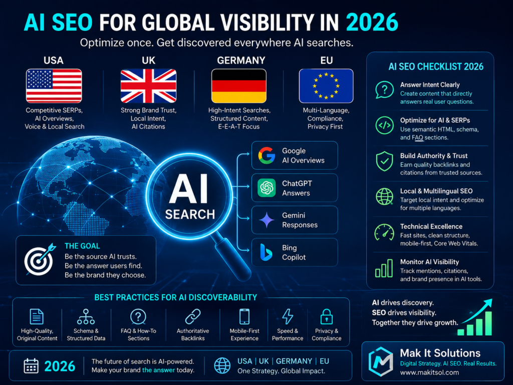 AI SEO localization strategy for USA UK Germany and EU markets