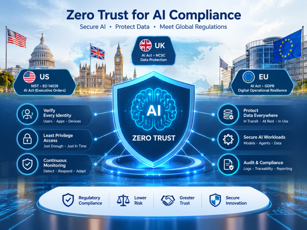 Zero Trust for AI agents governance across the US, UK, Germany, and EU
