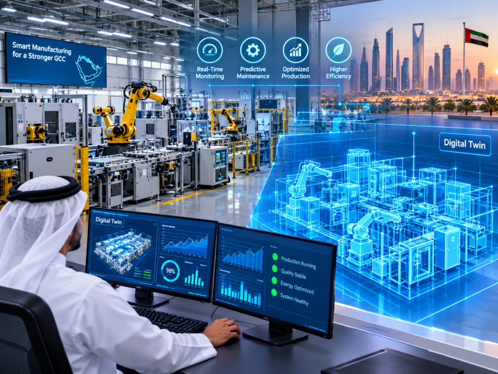 AI and digital twins for smart manufacturing GCC operations