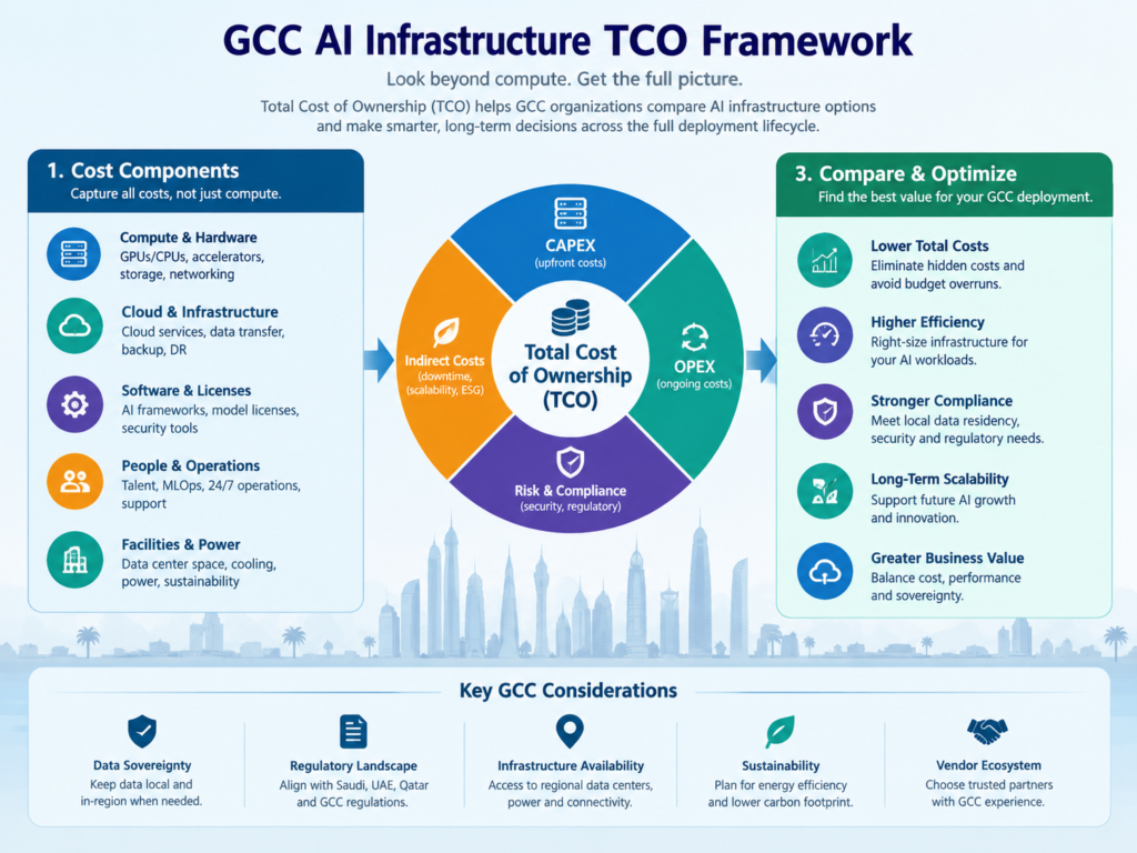 AI data centers Middle East TCO comparison framework