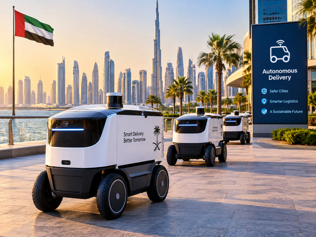 : Autonomous delivery robots GCC implementation and smart building integration