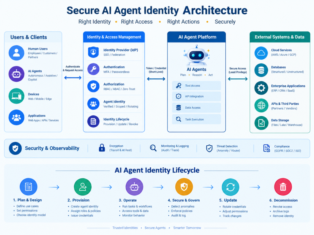 Secure AI agent identity architecture lifecycle from creation to revocation