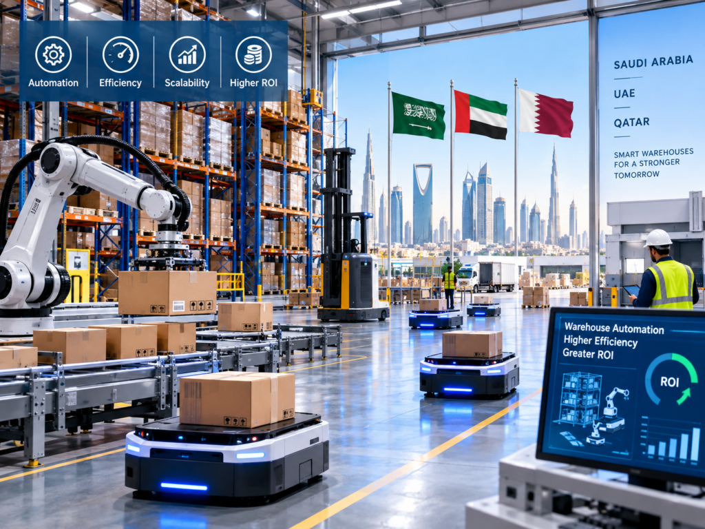 Warehouse automation GCC comparison across Saudi Arabia UAE and Qatar