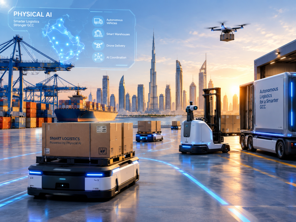 Physical AI GCC autonomous logistics and warehouse systems