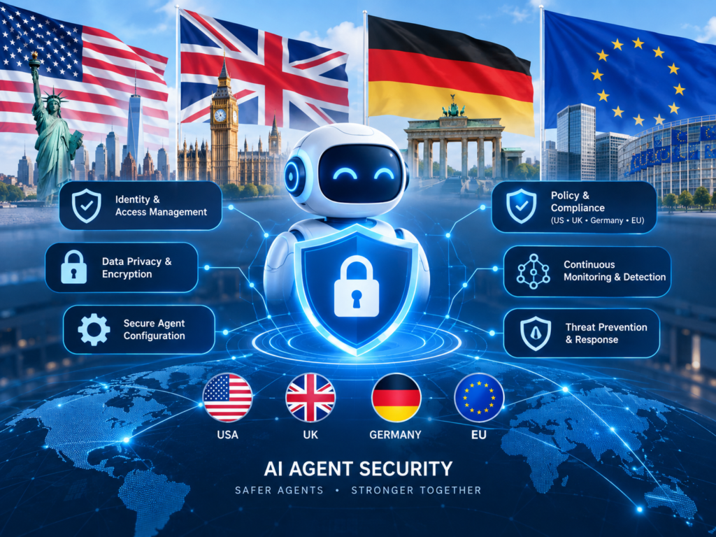Least privilege for AI agents compliance across US UK Germany and EU