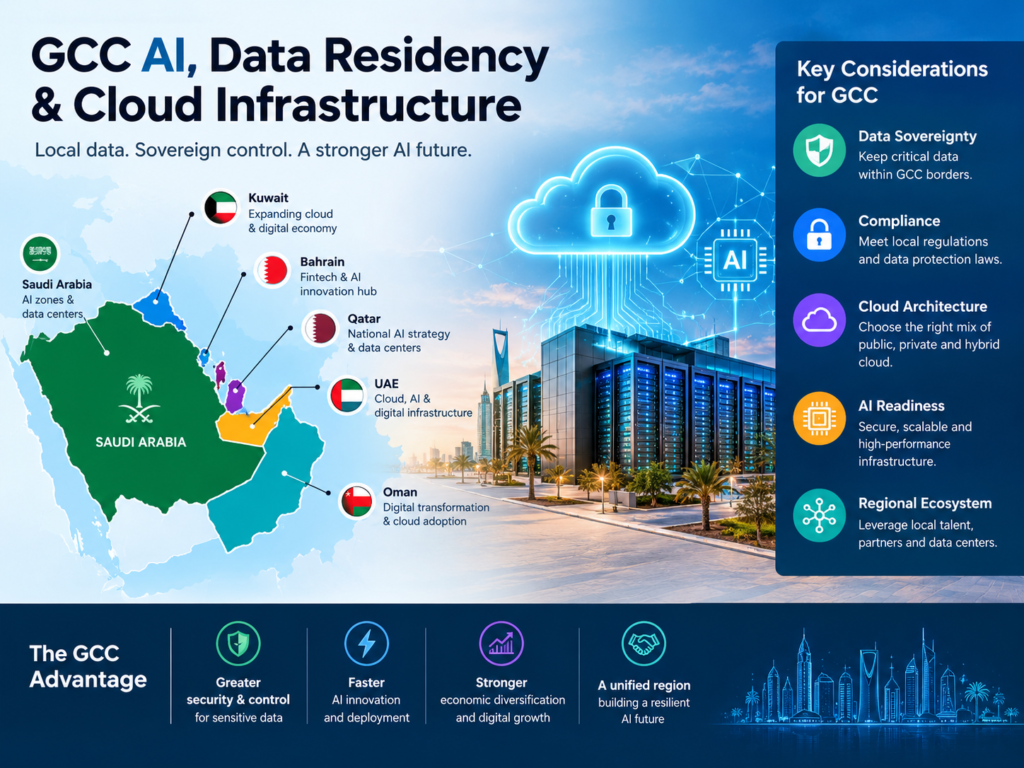 AI data centers Middle East cloud data residency architecture