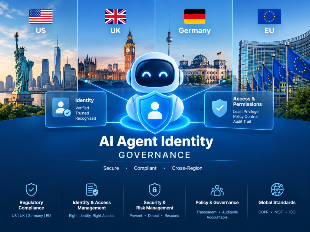 AI agent identity governance across USA UK Germany and EU