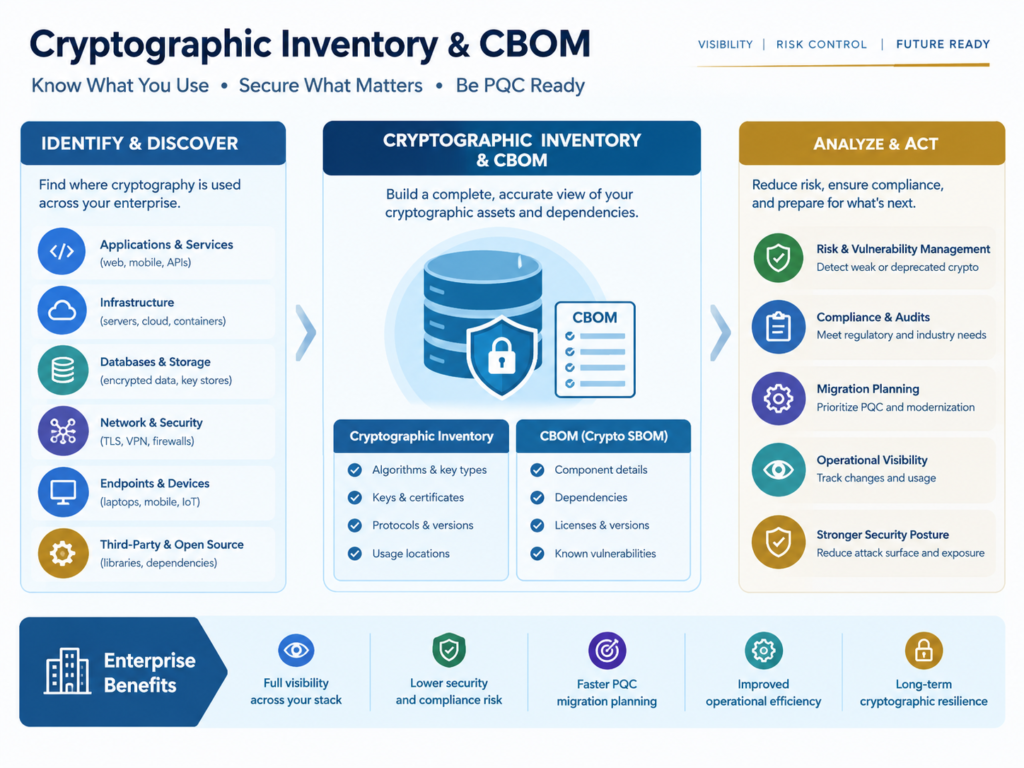  Crypto agility cryptographic inventory and CBOM discovery