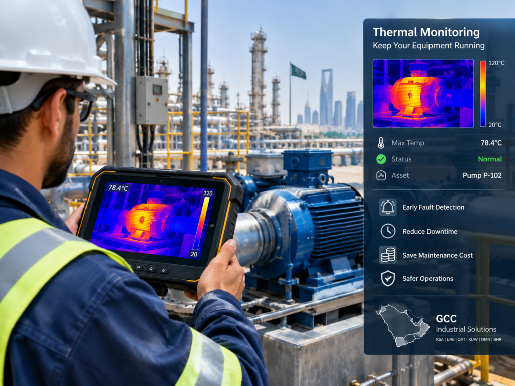 AI predictive maintenance using thermal cameras for GCC industrial equipment
