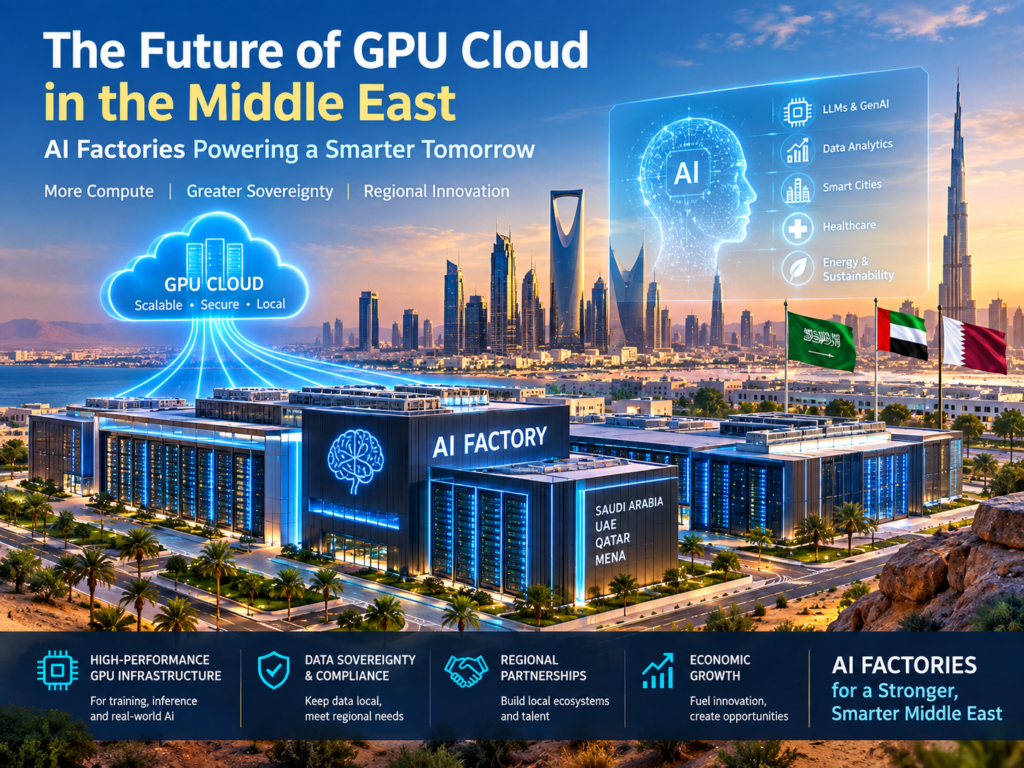 Future of GPU cloud Middle East with sovereign clouds and AI factories
