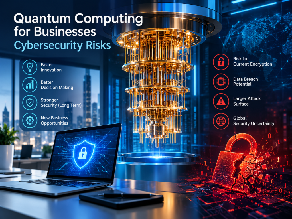 Quantum computing for businesses cybersecurity risks and quantum-resistant encryption for GCC SMEs.