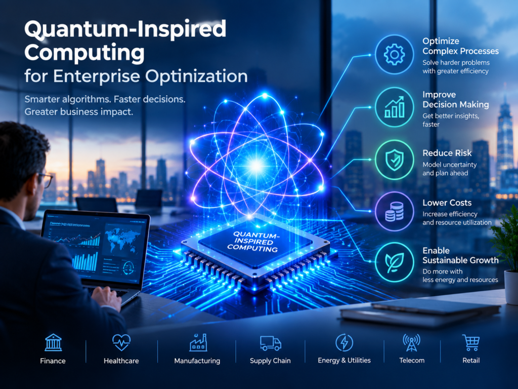Quantum-inspired computing for logistics, production scheduling and enterprise resource optimization.