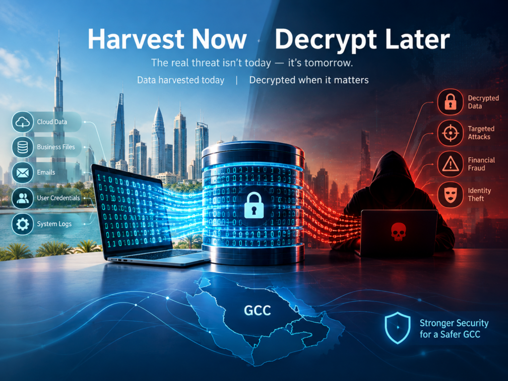 Harvest now decrypt later risk and post-quantum cryptography protection for GCC businesses